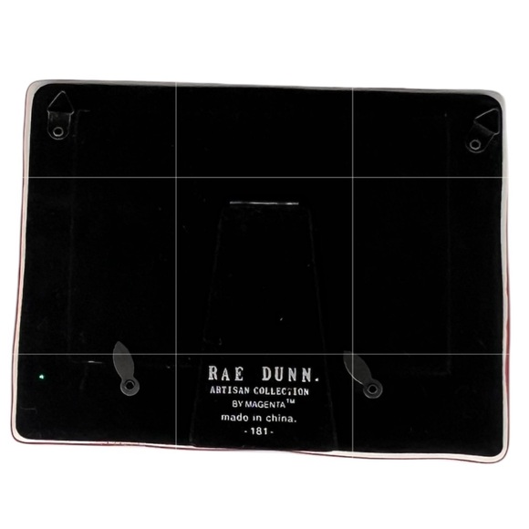 Rae Dunn ‘Merry Christmas - red’ ceramic picture frame. 4” x 6”. NWT. Firm! - Picture 2 of 2